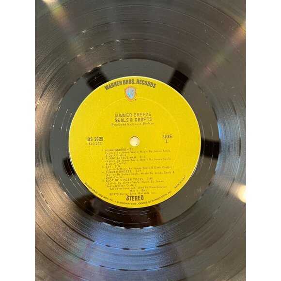Seals & Crofts "Summer Breeze" Vinyl Record Vintage Album BS 2629 1972 - Picture 7 of 8